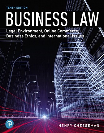Business Law 10th Edition Cheeseman Solution Manual